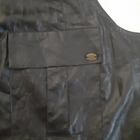 Guess Women's Size Small Black Sleeveless Button Up Top - Picture 7 of 13